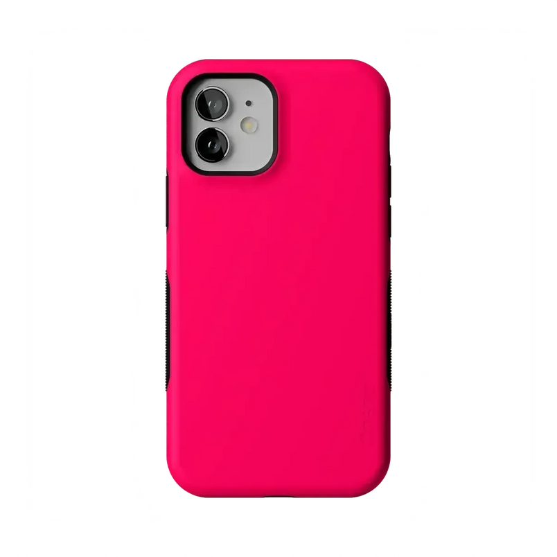 Think Pink | Solid Neon Pink Case iPhone Case get.casely Bold Flex + MagSafe® iPhone 12 