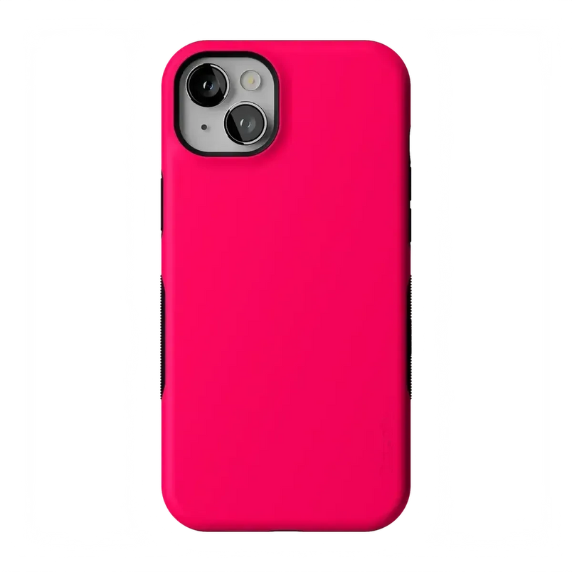 Think Pink | Solid Neon Pink Case iPhone Case get.casely Bold Flex + MagSafe® iPhone 14 Plus 