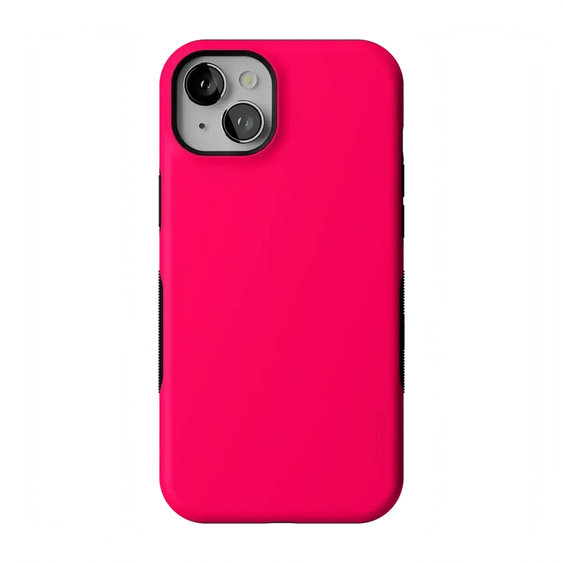 Think Pink | Solid Neon Pink Case iPhone Case get.casely Bold Flex + MagSafe® iPhone 15 Plus 