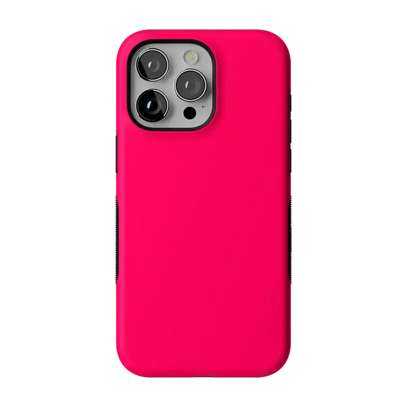 Think Pink | Solid Neon Pink Case iPhone Case get.casely Bold Flex + MagSafe® iPhone 15 Pro Max 