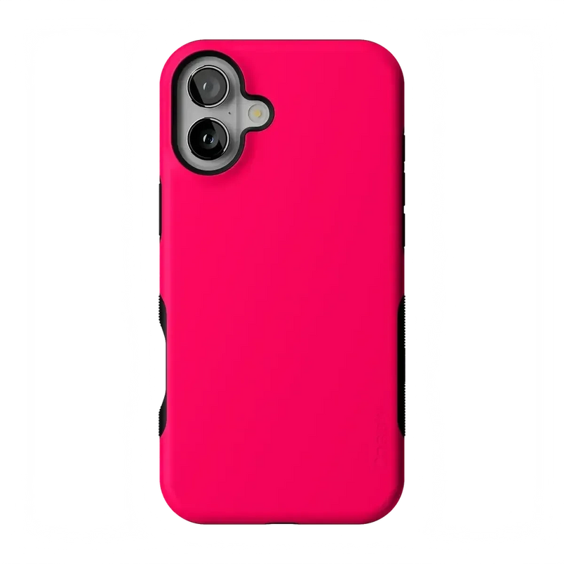 Think Pink | Solid Neon Pink Case iPhone Case get.casely Bold Flex + MagSafe® iPhone 17 
