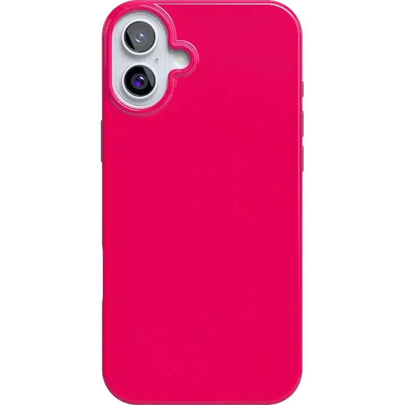 Think Pink | Solid Neon Pink Case iPhone Case get.casely Classic + MagSafe® iPhone 16 Plus