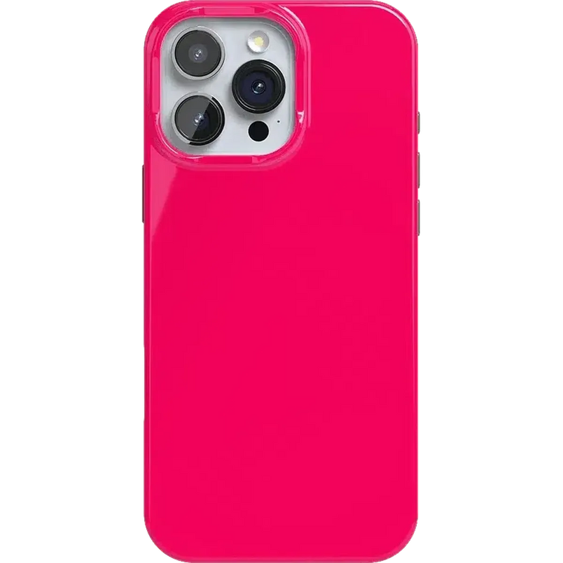 Think Pink | Solid Neon Pink Case iPhone Case get.casely Classic + MagSafe® iPhone 16 Pro Max
