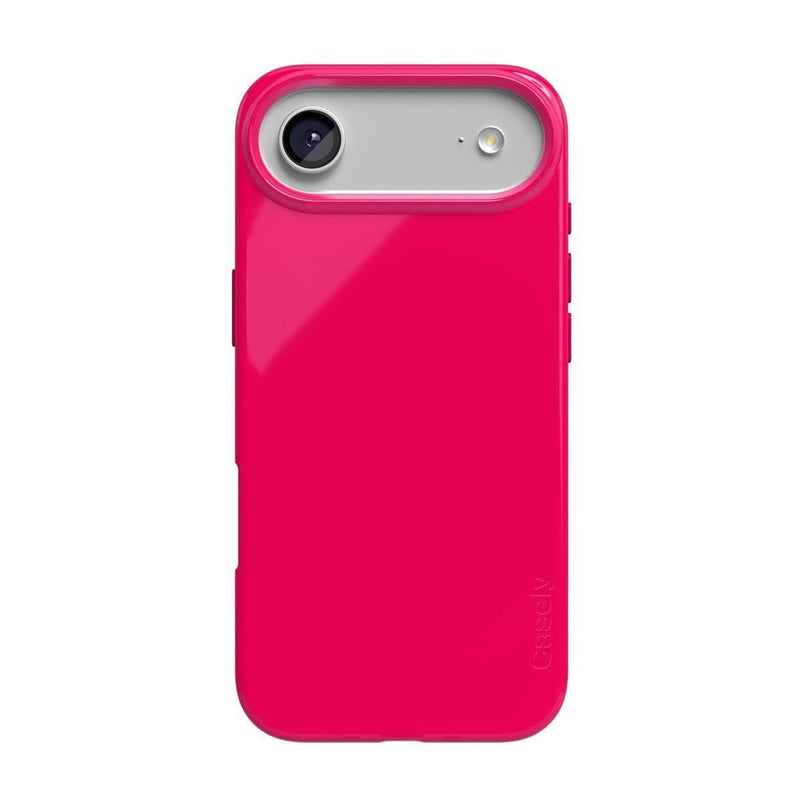 Think Pink | Solid Neon Pink Case iPhone Case get.casely Classic + MagSafe® iPhone 17 Air 