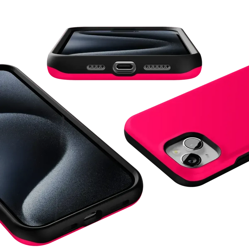 Think Pink | Solid Neon Pink Case iPhone Case get.casely 