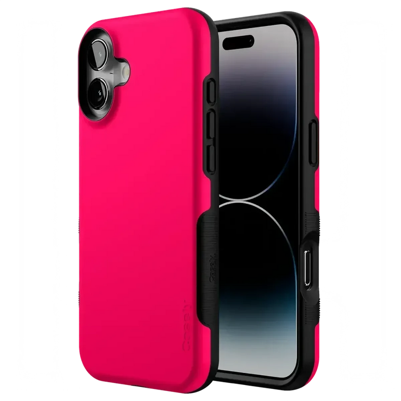 Think Pink | Solid Neon Pink Case iPhone Case get.casely 