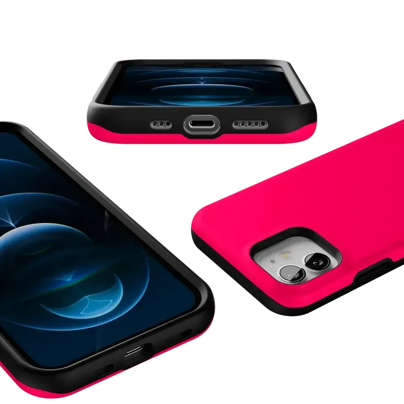 Think Pink | Solid Neon Pink Case iPhone Case get.casely 