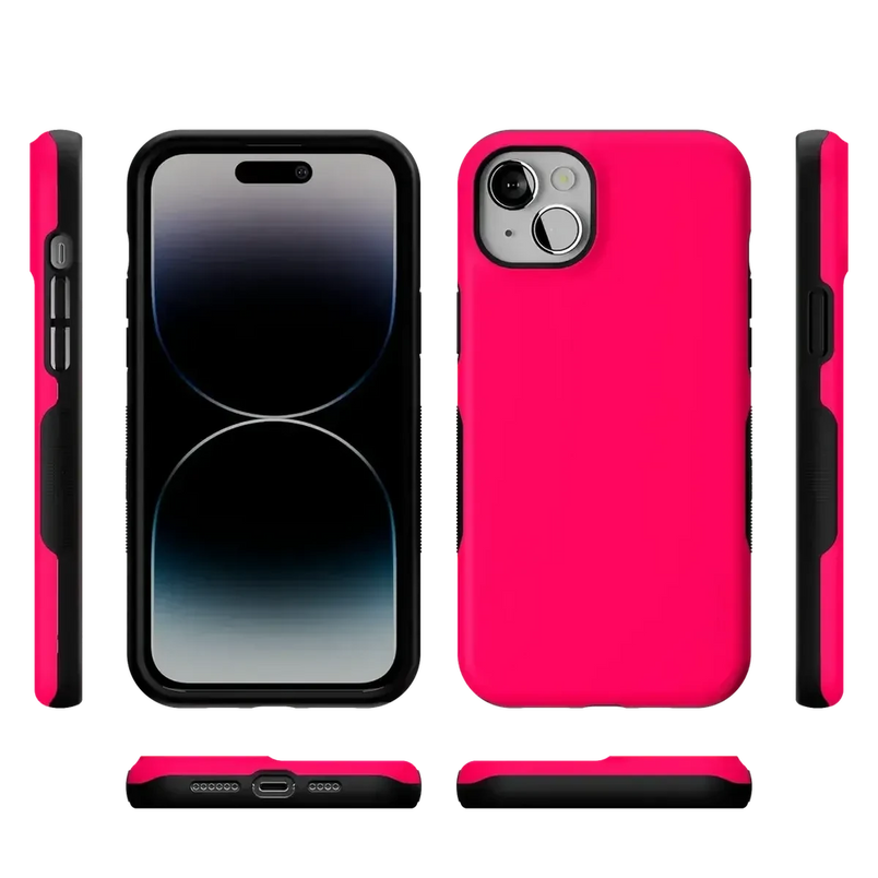 Think Pink | Solid Neon Pink Case iPhone Case get.casely 