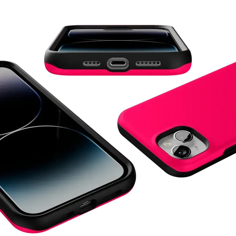 Think Pink | Solid Neon Pink Case iPhone Case get.casely 
