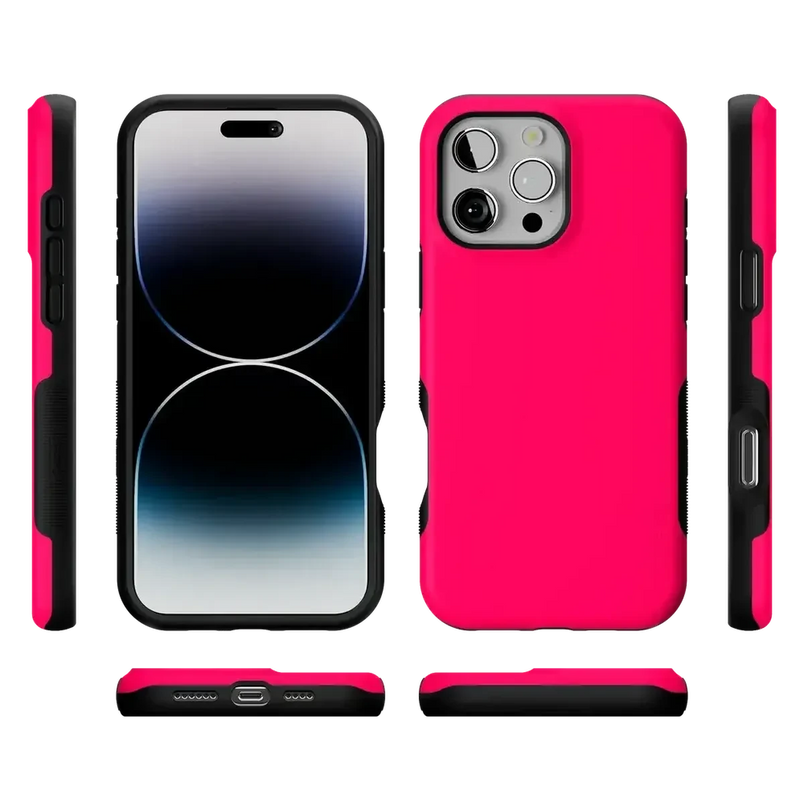 Think Pink | Solid Neon Pink Case iPhone Case get.casely 