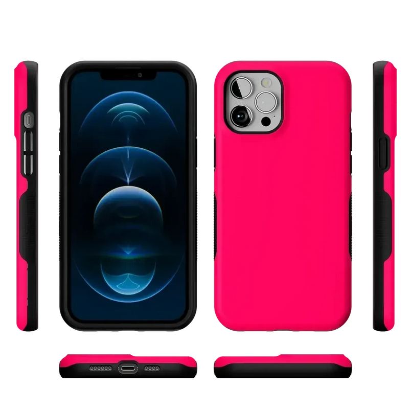 Think Pink | Solid Neon Pink Case iPhone Case get.casely 