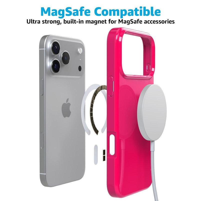 Think Pink | Solid Neon Pink Case iPhone Case get.casely 