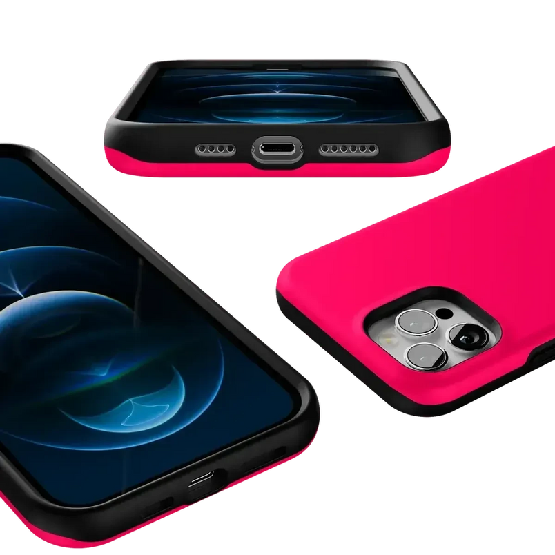 Think Pink | Solid Neon Pink Case iPhone Case get.casely 