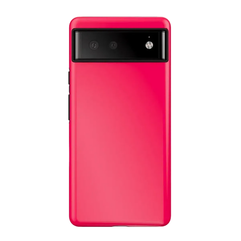 Think Pink | Solid Neon Pink Google Pixel Case Google Pixel Case Casetry Essential Google Pixel 6