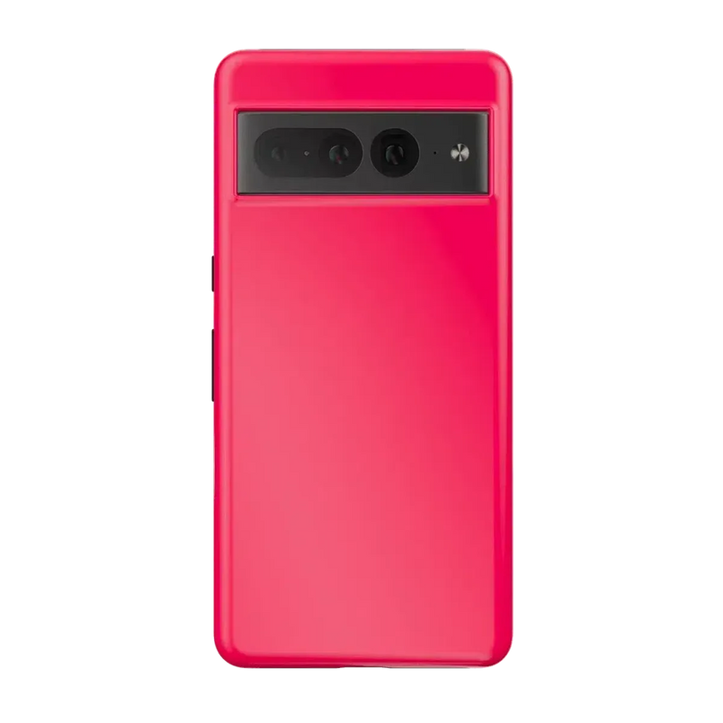 Think Pink | Solid Neon Pink Google Pixel Case Google Pixel Case Casetry Essential Google Pixel 7 Pro