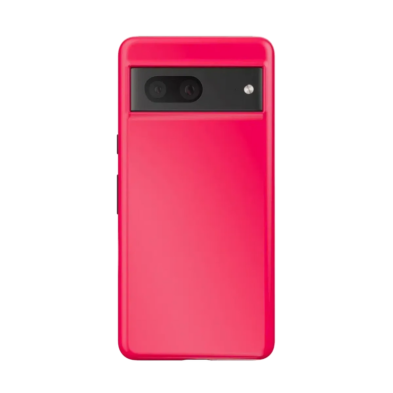 Think Pink | Solid Neon Pink Google Pixel Case Google Pixel Case Casetry Essential Google Pixel 7