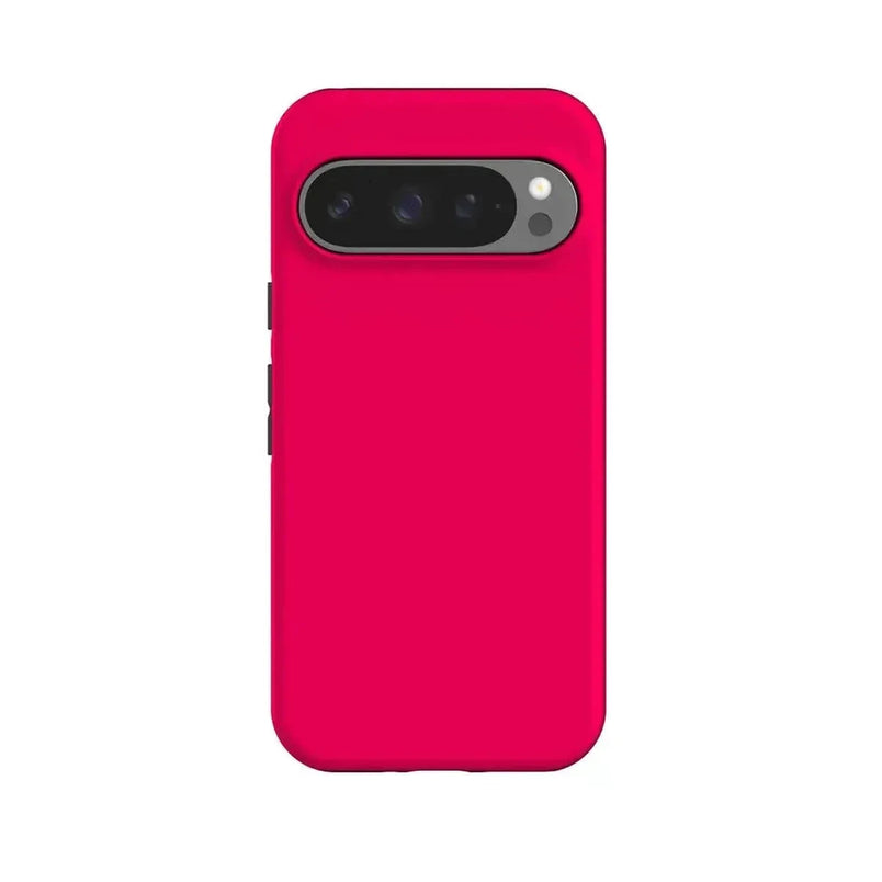 Think Pink | Solid Neon Pink Google Pixel Case Google Pixel Case Casetry Essential + MagSafe® Google Pixel 10 Pro 