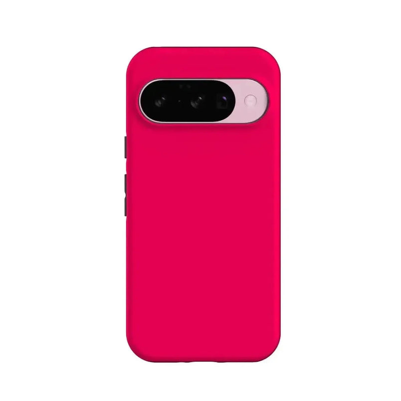 Think Pink | Solid Neon Pink Google Pixel Case Google Pixel Case Casetry Essential + MagSafe® Google Pixel 10 