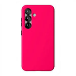 Think Pink | Solid Neon Pink Samsung Case Samsung Case Casetry Essential + MagSafe® Galaxy S25 