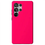 Think Pink | Solid Neon Pink Samsung Case Samsung Case Casetry Essential + MagSafe® Galaxy S25 Ultra 