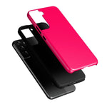 Think Pink | Solid Neon Pink Samsung Case Samsung Case Casetry 