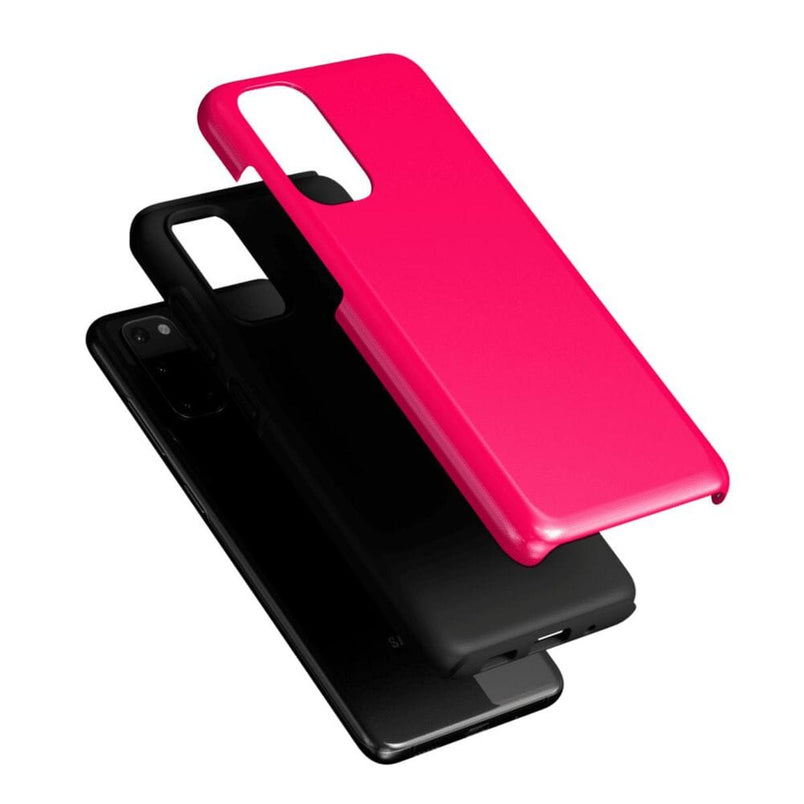 Think Pink | Solid Neon Pink Samsung Case Samsung Case Casetry 