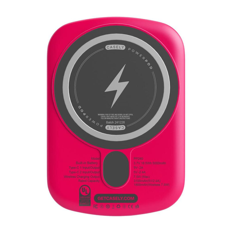 Think Pink | Solid Neon Power Pod Power Pod get.casely 