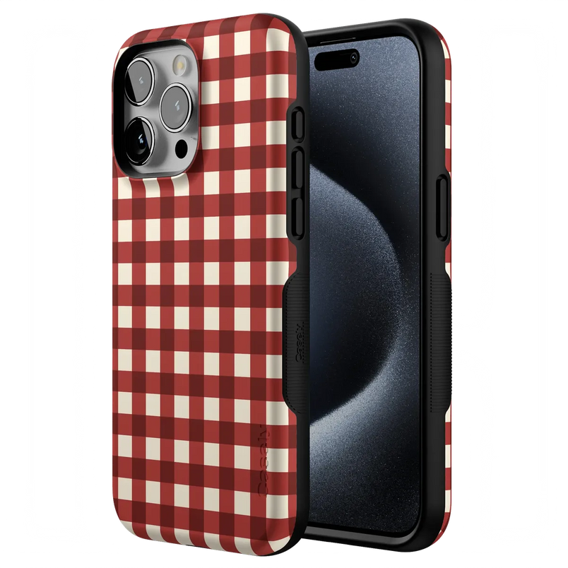 Checked Twice | Red Plaid Case