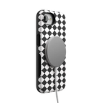 Salem's Hex | Black & White Checkered Case