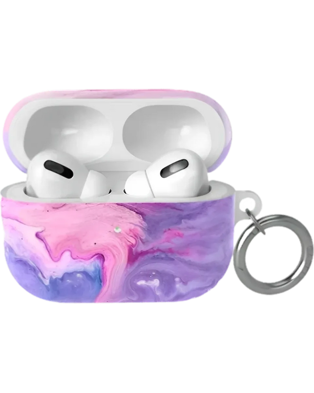 Tie Dying Over You | Purple Marble AirPods Case AirPods Case get.casely AirPods Pro 2 Case 