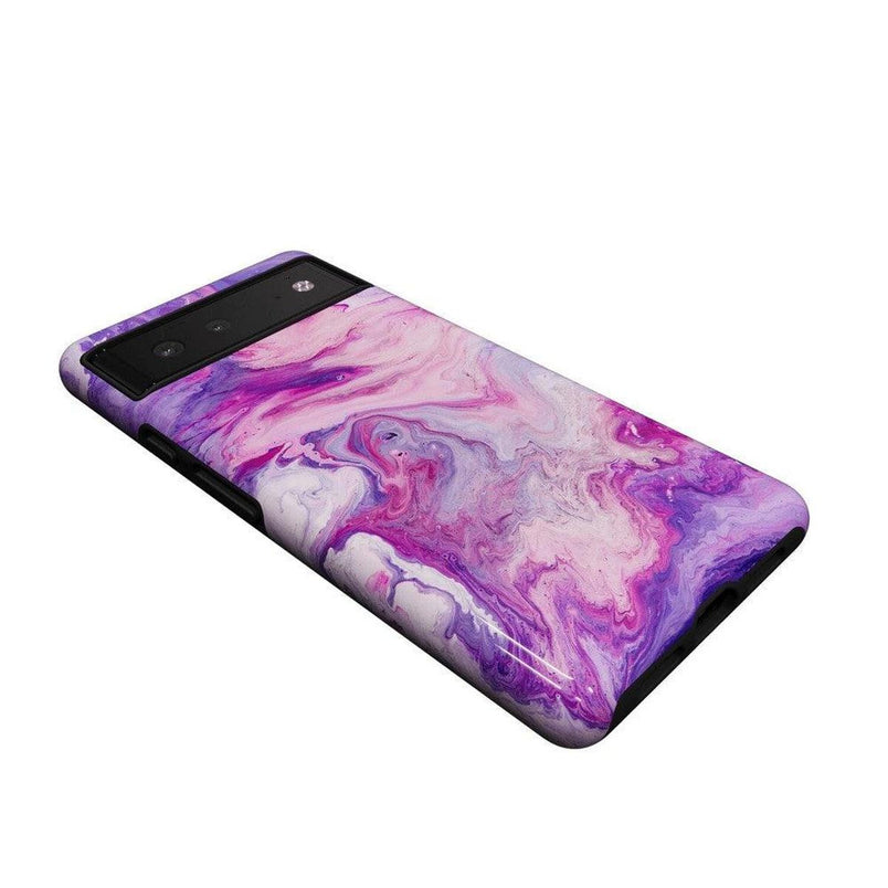 Tie Dying Over You | Purple Marble Google Pixel Case Google Pixel Case Casetry 