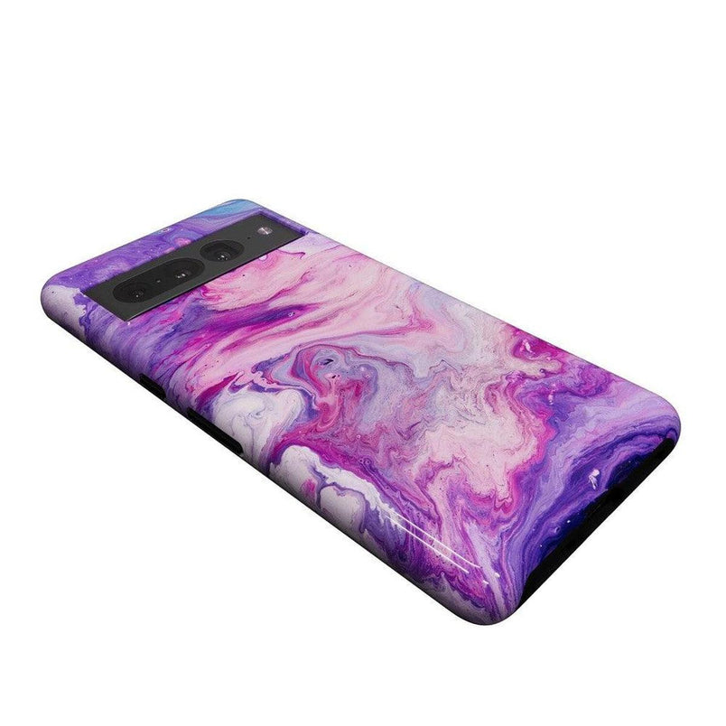 Tie Dying Over You | Purple Marble Google Pixel Case Google Pixel Case Casetry 