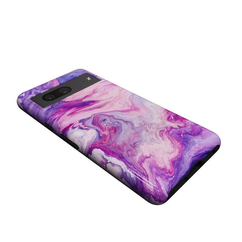 Tie Dying Over You | Purple Marble Google Pixel Case Google Pixel Case Casetry 