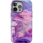 Tie Dying Over You | Purple Marble iPhone Case iPhone Case get.casely Bold + MagSafe® iPhone 15 Pro Max