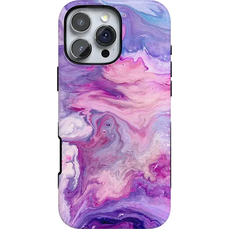 Tie Dying Over You | Purple Marble iPhone Case iPhone Case get.casely Bold + MagSafe® iPhone 16 Pro Max 