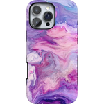 Tie Dying Over You | Purple Marble iPhone Case iPhone Case get.casely Bold + MagSafe® iPhone 16 Pro Max 