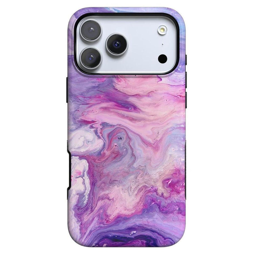 Tie Dying Over You | Purple Marble iPhone Case iPhone Case get.casely Bold + MagSafe® iPhone 17 Pro Max 