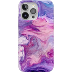 Tie Dying Over You | Purple Marble iPhone Case iPhone Case get.casely Classic + MagSafe® iPhone 15 Pro Max