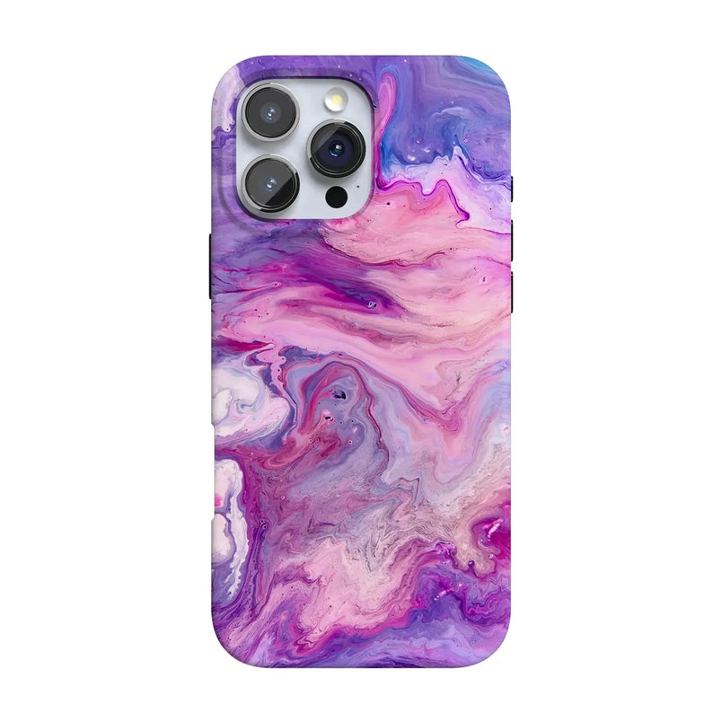 Tie Dying Over You | Purple Marble iPhone Case iPhone Case get.casely Classic + MagSafe® iPhone 16 Pro Max 