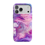 Tie Dying Over You | Purple Marble iPhone Case iPhone Case get.casely Classic + MagSafe® iPhone 17 Pro Max 