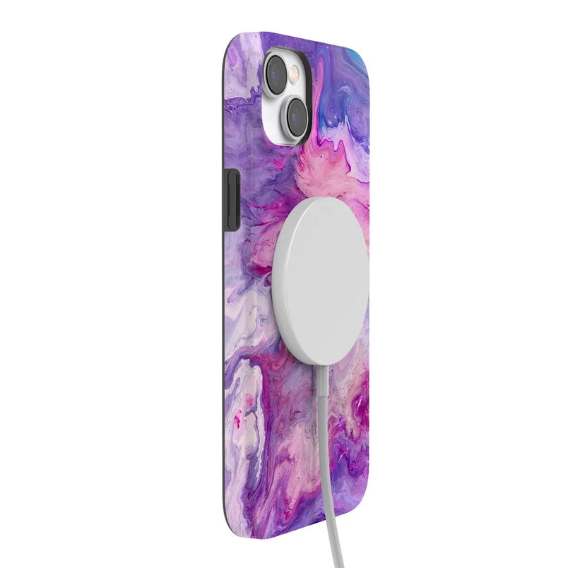 Tie Dying Over You | Purple Marble iPhone Case iPhone Case get.casely 