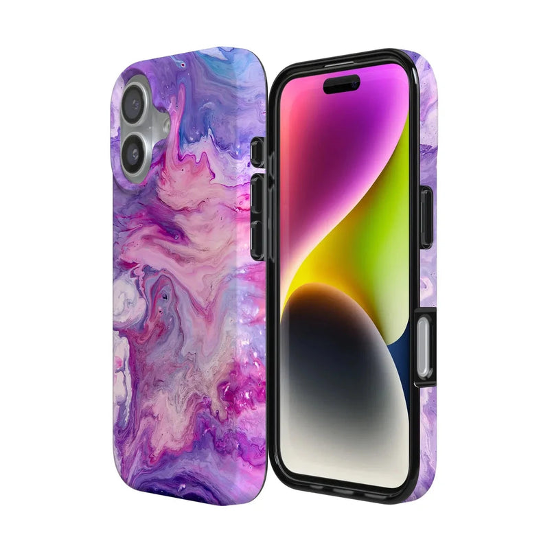 Tie Dying Over You | Purple Marble iPhone Case iPhone Case get.casely 