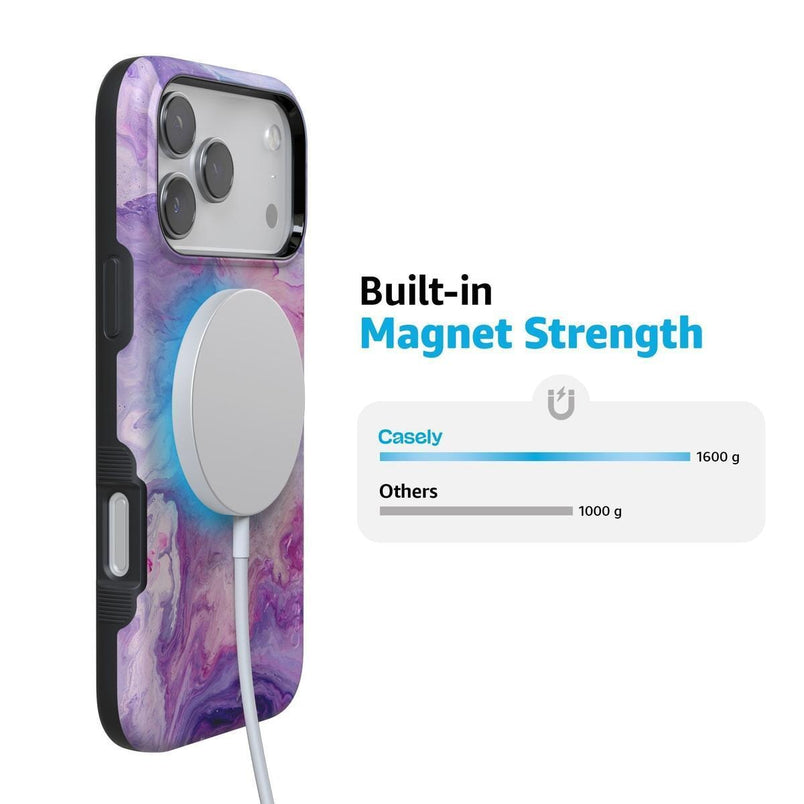 Tie Dying Over You | Purple Marble iPhone Case iPhone Case get.casely 