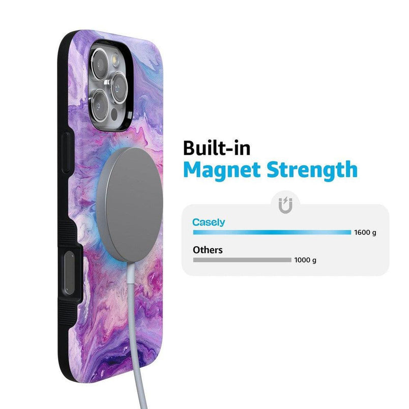 Tie Dying Over You | Purple Marble iPhone Case iPhone Case get.casely 