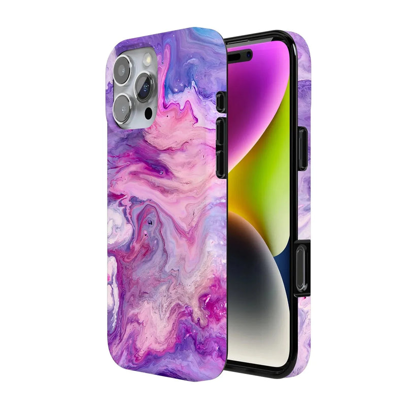 Tie Dying Over You | Purple Marble iPhone Case iPhone Case get.casely 