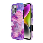 Tie Dying Over You | Purple Marble iPhone Case iPhone Case get.casely 