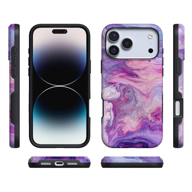 Tie Dying Over You | Purple Marble iPhone Case iPhone Case get.casely 