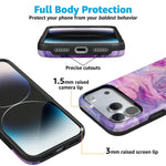 Tie Dying Over You | Purple Marble iPhone Case iPhone Case get.casely 