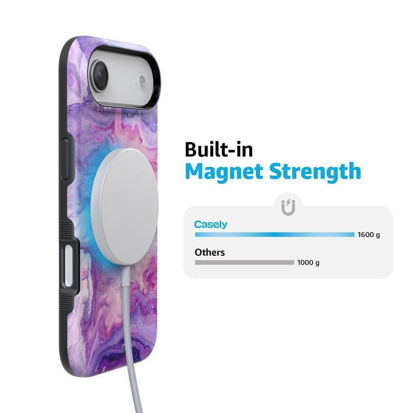 Tie Dying Over You | Purple Marble iPhone Case iPhone Case get.casely 