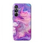 Tie Dying Over You | Purple Marble Samsung Case Samsung Case Casetry Essential + MagSafe® Galaxy S25 Plus 